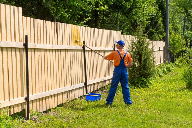 Industrial Fence Painting